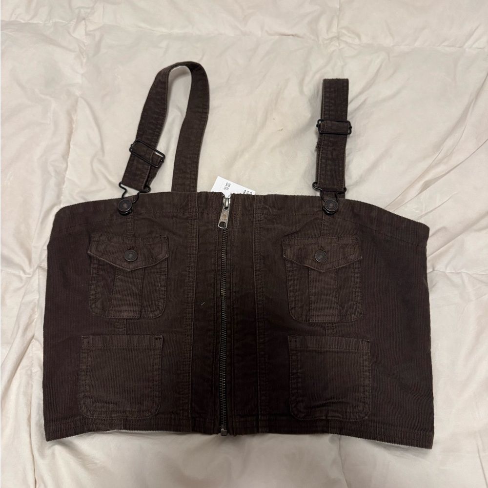 American Eagle Outfitters Brown Women's Top